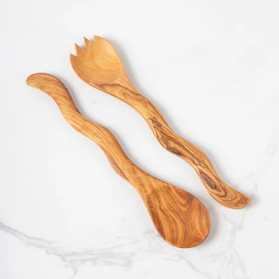 Fork & Spoon | Serving Set | Serpent Shape