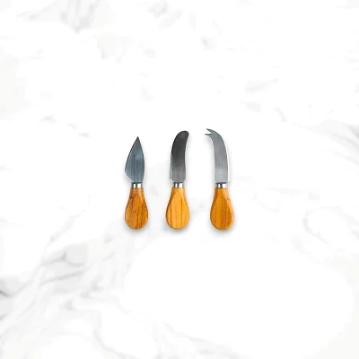 Cheese Knife Set Three Pieces | Metal