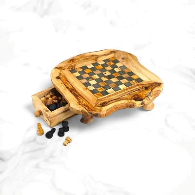 Wooden Chess set with legs