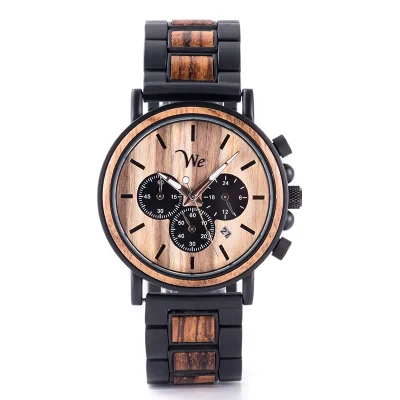 Analog wooden watch W003