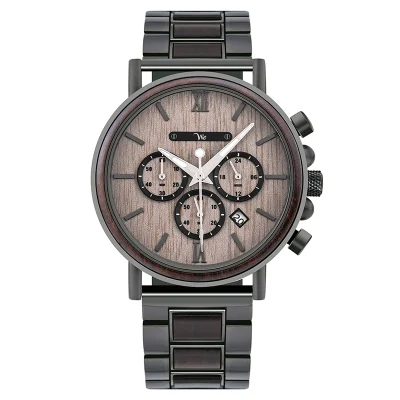 Analog wooden watch W002